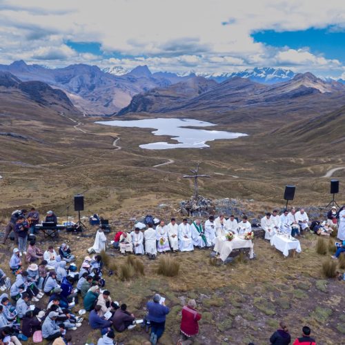 BENDICION DE LA CAPILLA SANTA MARIA MADRE DE DIOS EN HUACHUCOCHA